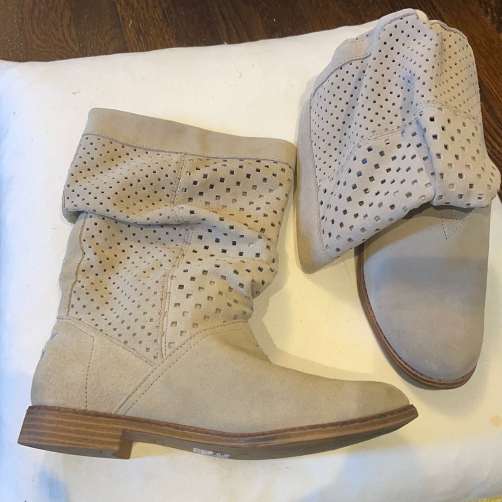 Toms slouchy midi boot